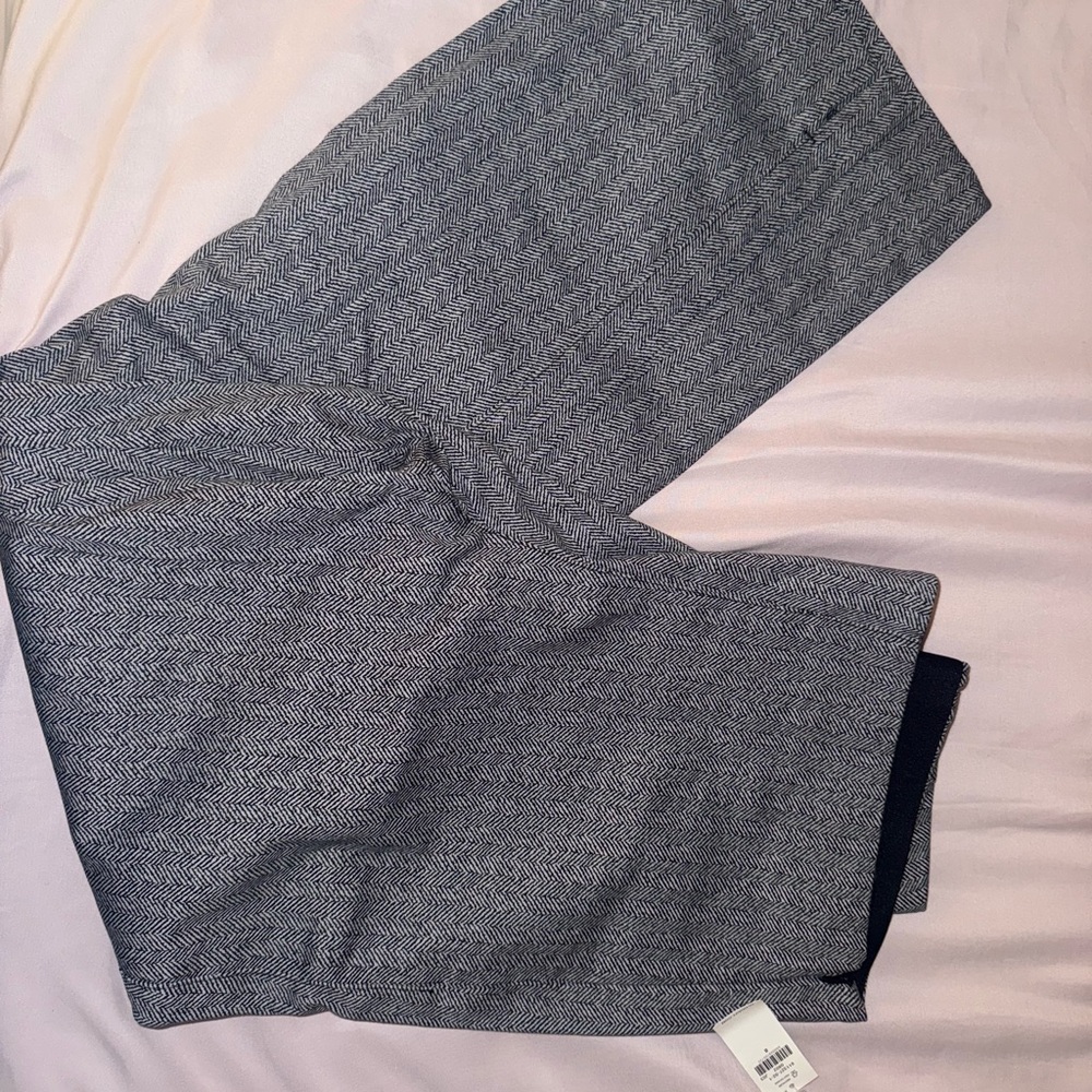 Old Navy Gray Herringbone Pants